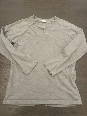 Jamie Kay Light Green Long-Sleeve Henley Top